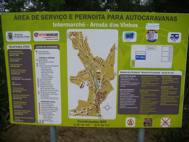 Área de Serviço para Autocaravanas